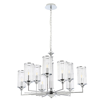 Светильник 80 см, Crystal Lux GLORIA SP9 CHROME, хром