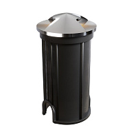 Встраиваемый светильник 4,2*7,8 см, LED*1W, 3000 К, Flash O044DL-L1S3K1 Maytoni Outdoor, Серебро