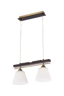 Люстра L420 x W170 x H220(1000), мм, 2*40W (80W), RED+AB (Красный+Бронза) Sfera Sveta 85595/2P RED+AB