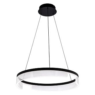Подвесной светильник 60*60*150 см, LED 46W, 3000 / 6000K, Черный LED4U L5022-600 BK