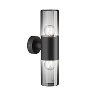 Светильник настенный 8*8*33,5 см, 2*E27, 120W, Maytoni Amas O432WL-02GF серый