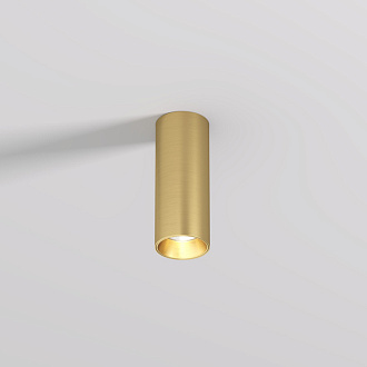 Накладной светильник 4,5*11,5 см, 7W, 3000К, Denkirs SHINE TUBE DK2615-SB латунный
