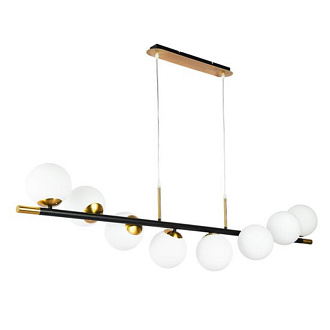 Подвесной светильник 150*34 см, 8*E14 черный Arte Lamp Alcor A2224SP-8BK