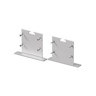 Комплект заглушек (для профиля 50×35) 2 шт., ALM-5035T-S-EC 642034, 1*5*4 см, Maytoni Led Strip 642034, Серебро