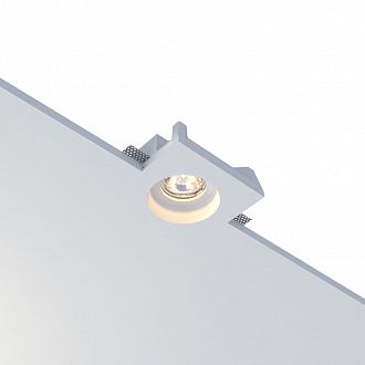 Встраиваемый потолочный гипсовый светильник Stellanova IZAR FLAT SN 006, белый