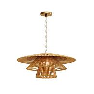 Подвесной светильник 60*60*223 см, 1*E27*60W, Maytoni Costa MOD394PL-01BS1, латунный