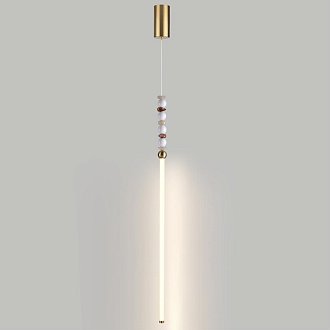 Подвесной светильник 1,6*213,5 см, 1*LED*12W 3500K Odeon Light MONELLA 6640/12L бронзовый