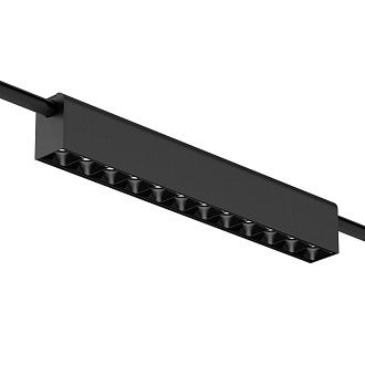 Трековый светильник 32,1*3,35*-5,05 см, *LED*12W, 3000K, Maytoni Technical Points TR237-1-12W3K-B, Черный