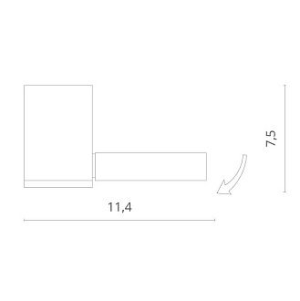 Спот Divinare Cervantes Casa LED 1486/04 PL-1, черный