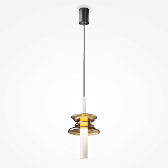 Подвесной светильник 18*53*335 см, 1 G9*28W Sound Wave MOD255PL-01B3 Maytoni, Черный
