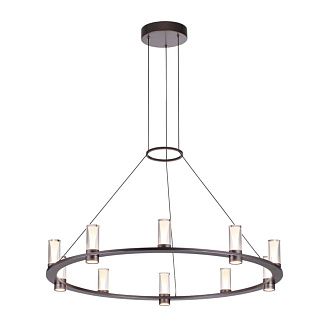 Подвесной светильник *65*200- см, 8*LED*45W, 3000K, Odeon Light Defance 7143/70L, черный