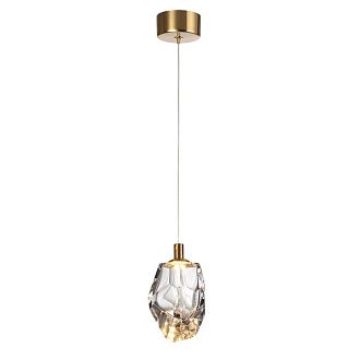 Подвесной светильник 9*14*250- см, 1*LED*4W, 3000K, Odeon Light Gemme 7114/4LC, прозрачный