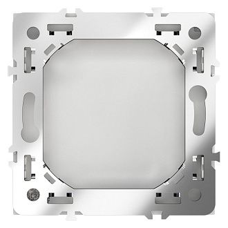 Заглушка Voltum S70 с суппортом, белый матовый пластик Soft touch VLS080102