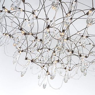 Подвесная люстра 100см, LED, 100Вт, 3000 / 6000K, Modelux ML.5602.1200P СН Хром