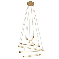 Люстра 63,5*63*150 см, 6*LED*50W, 3000K Gerhort G61282/6BGD, Золото