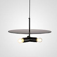 Люстра RH Utilitaire Disk Triple Pendant Black 46*46*21 см, 3*E27*60W, ImperiumLoft 40.234, Бронзовый