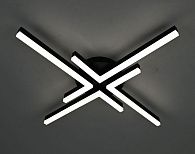 Люстра Ø610 x H70, мм, 56W 3000K-6500K, BK (Черный) Rilon PRD-C 1227-4 610 BK