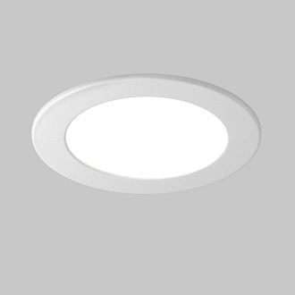 Встраиваемый светильник 22*3,2 см, LED*18W Stockton DL017-6-L18W3-4-6K Maytoni Downlight, Белый, вр 20,5 см