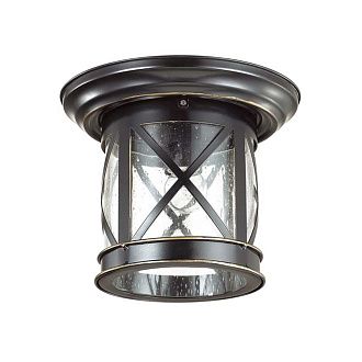 Уличный светильник Odeon Light Sation 4045/1C черный/золотая патина
