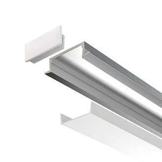 Алюминиевый профиль  Встраиваемый 2000*22*6 мм Maytoni Technical Led Strip ALM004S-2M Белый, цена за штуку