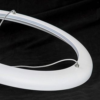 Люстра подвесная *40*35-150 см, 1*LED*24W, 4000K, Lussole Hardin LSP-7425, белый