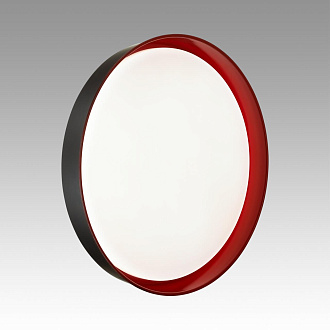 Cветильник 40 см, LED 1*48W, 4000 К, Sonex Tuna Red 7710/DL, белый/красный