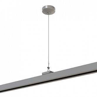 Подвес Lightstar BARRA 504179 универсальный трековый 1,5 м для однофазных и трехфазных треков СЕРЫЙ, шт