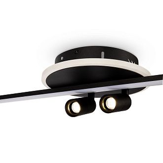 Светильник 101*20*-10 см, *LED*48W, 3000-6000K, Freya Ланс/Lans FR6056CL-L68B, Черный