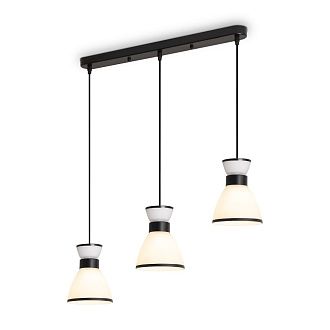 Подвесной светильник 65,5*13,5*20-122 см, 3*E27*40W, Freya  FR5503PL-03B1, Черный
