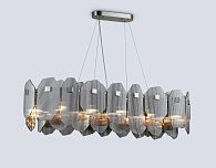 Подвесной светильник 100*34*27- см, 12*E14*40W, K, Ambrella Light High Light LH31205, сатин никель