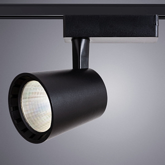 Трековый светильник Arte Lamp Atillo A2324PL-1BK, черный, 14x11x10см, LED, 24W, 4000K, 2200Lm