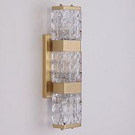 Бра MAGNET WALL 9,5*9,5*46 см, 1*G9*40W, ImperiumLoft magnet-wall01, Латунь