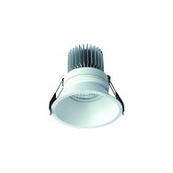 Светильник встраиваемый 10,8*13 см, вр 10 см, *LED*12W, 4000K, Mantra Formentera MANC0074, матовый белый