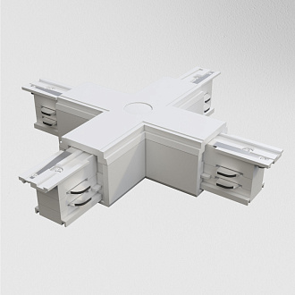 Комплектующие для накладной трековой системы Maytoni Technical Three phase track system Trinity TRA005CX-31W белыйIP 20