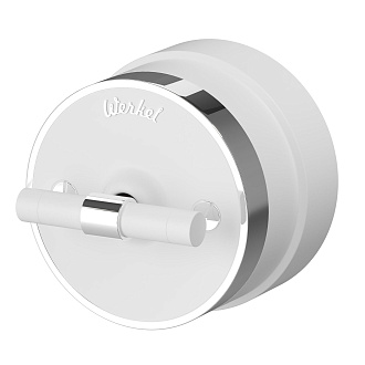 W5812050 Переключатель  выключатель одноклавишный Vintage, белый матовыйхром Werkel, 4690389174025