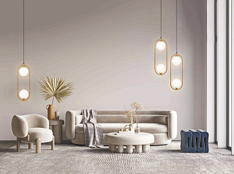 Светильник 12 см, Maytoni Ring MOD013PL-02BS1, латунь