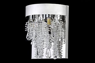 Бра *18*23 см, 3*GAL*W, Arti Lampadari Flusso Nickel Flusso H 2.18.107 N, никель