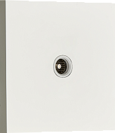 Donel N96  TV розетка (папа), Белый, серия DT, DT301WH