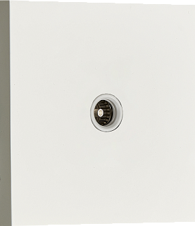 Donel N96  TV розетка (папа), Белый, серия DT, DT301WH