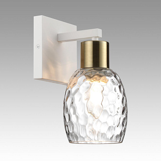 Бра 12*16*24 см, 1*E27 Lumion Ice 6583/1W белый, золотой