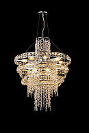 Люстра Ø600 x H740 (1200), мм, 12*40W (480W), GOLD+CHROME(Золото+Хром) NewRgy NW577-ф600*H740 Gold/Chrome