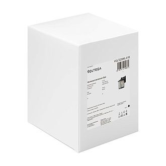 Уличное бра 23*18*-27,5 см, 1*E27*40W Voltega  VGL7220WL-01B, Черный