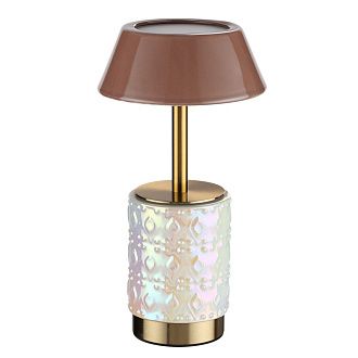 Настольная бронза 23 см, 6W, 3000K, Odeon Light 5454/6TL, бронза