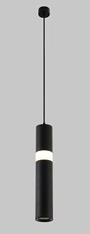 Светильник подвесной 6 см, 1*5W/10W/15W, 4000K, Crystal Lux CLT 038C360 BL Черный