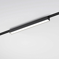 Трековый светильник LED 10W, 4000 К, 30,5*2,4*2,6 см, черный, Elektrostandard Flat Magnetic 85088/01