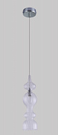 Светильник подвесной 13 см, Crystal Lux IRIS SP1 A TRANSPARENT Хром