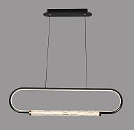 Подвес 9523/1A BK, 820*200 LED, 50W, 3000K, Alva Donna, Жемчужно чёрный