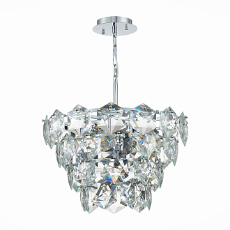 Люстра подвесная 46 см, 240W, ST LUCE VITERBO SL1631.103.06 Хром