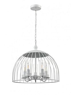 Подвесная люстра  49*125 см, 5*E14 белый Vele Luce Florian VL5061P05