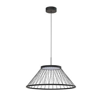 Подвес 60*40-150 см, 6*LED, 16W, 4000K, Favourite Fibra 4633-6P, золотой матовый